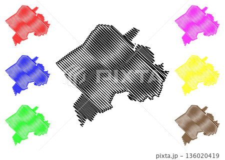 Westerveld Municipality (Kingdom of the Netherlands, Holland, Drenthe province) map vector illustration, scribble sketch Westerveld map Westerveld Municipality (Kingdom of the Netherlands, Holland, Drenthe province) map vector illustration, scribble sketch Westerveld map 136020419