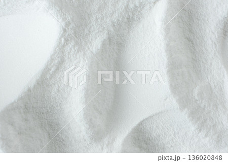 Food grade baking soda crystalline structure texture Food grade baking soda crystalline structure texture 136020848