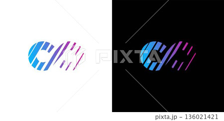The Infinity logo design is modern and futuristic 136021421