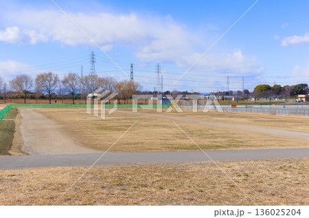 埼玉県越谷市しらこばと運動公園周辺2026年1月 埼玉県越谷市しらこばと運動公園周辺2026年1月 136025204
