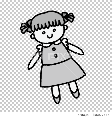 女の子のお人形 女の子のお人形 136027477