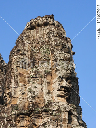 カンボジア アンコールトム バイヨン寺院 136027948