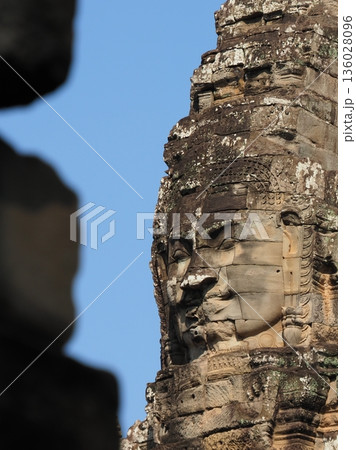 カンボジア アンコールトム バイヨン寺院 136028096