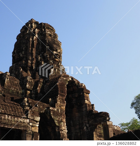 カンボジア アンコールトム バイヨン寺院 136028802