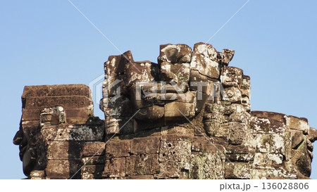 カンボジア アンコールトム バイヨン寺院 136028806