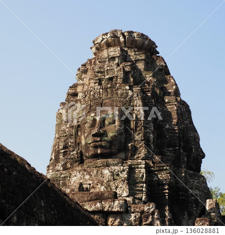 カンボジア アンコールトム バイヨン寺院 136028881