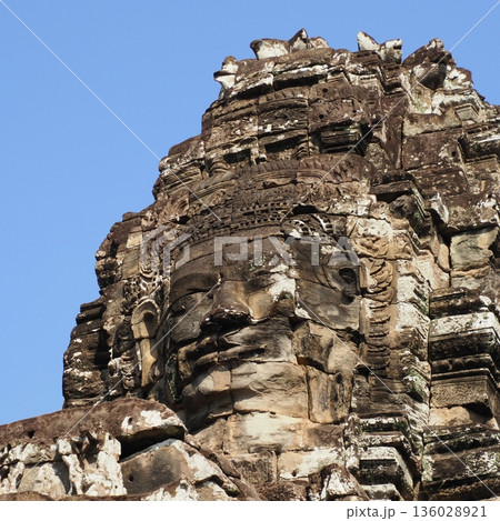 カンボジア アンコールトム バイヨン寺院 136028921
