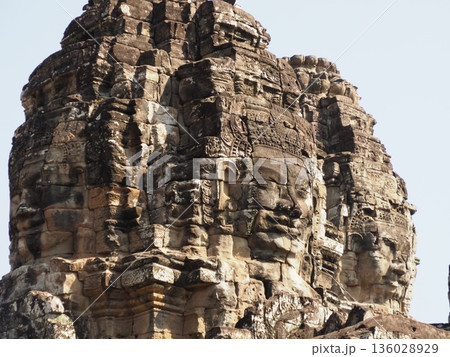 カンボジア アンコールトム バイヨン寺院 136028929