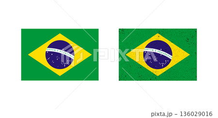 Brazil national symbol. Flag of Brazil is a sign symbol. 136029016