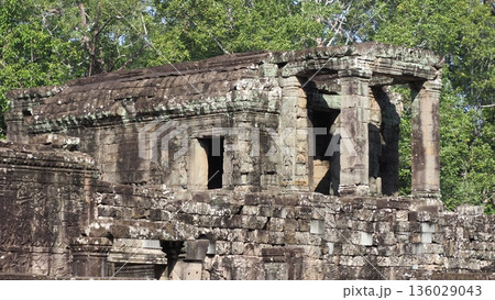 カンボジア アンコールトム バイヨン寺院 経蔵 カンボジア アンコールトム バイヨン寺院 経蔵 136029043