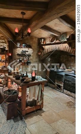 ホビット穴の風景、キッチン【ニュージーランド・マタマタ】 ホビット穴の風景、キッチン【ニュージーランド・マタマタ】 136029055