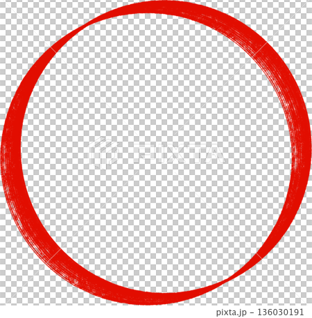 Red marker pen circle icon Red marker pen circle icon 136030191
