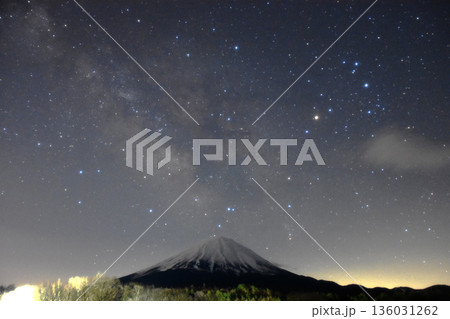 夜空に輝く星たちの中で、ひときわ目を引く天の川とさそり座 夜空に輝く星たちの中で、ひときわ目を引く天の川とさそり座 136031262
