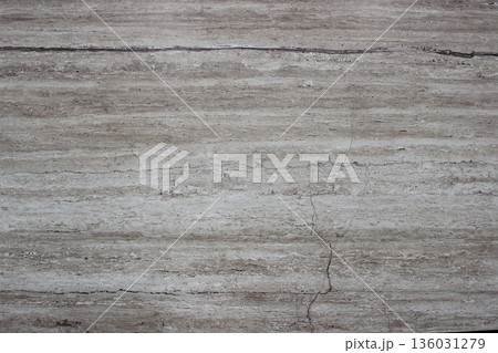 Travertine Silver marble texture with parallel natural lines highlighting the characteristics of classic natural stone. Travertine Silver marble texture with parallel natural lines highlighting the characteristics of classic natural stone. 136031279