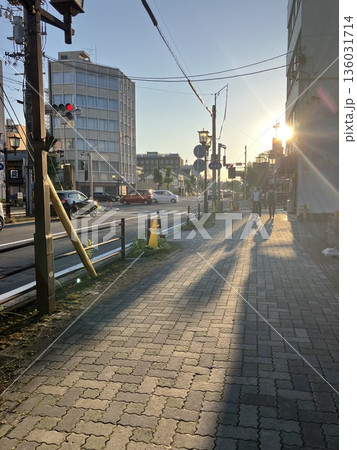 帰り道の空 136031714