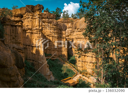 Majestic Phachor Grand Canyon in Mae Wang National Park, Chiang Mai, Thailand 136032090