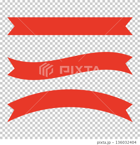 一條紅色絲帶的例證 136032404