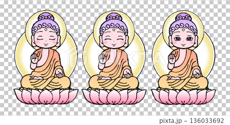 セット・釈迦如来(03) 136033692