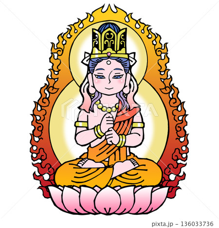 大日如来（B)（金剛界・開眼 136033736