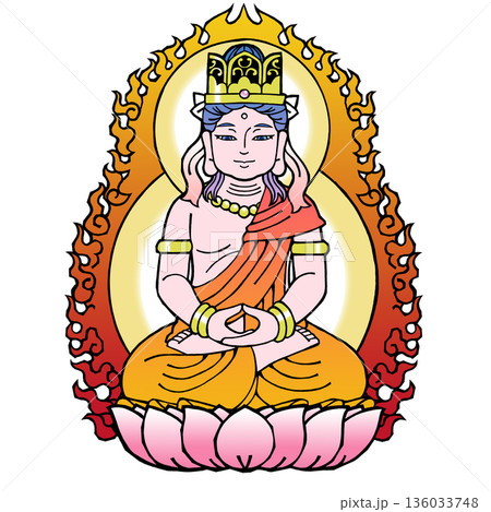 大日如来（C)（胎蔵界 136033748