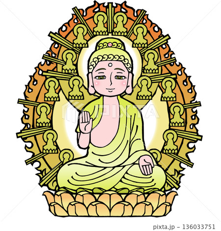 毘蘆遮那如来(B)（開眼 136033751