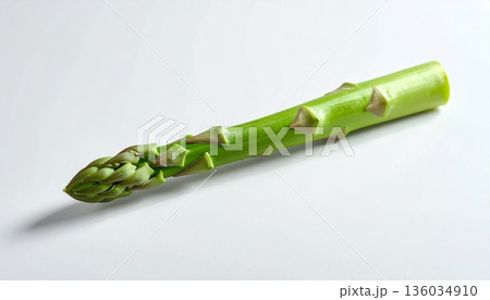 余白を活かしたアスパラガス 早春のフレッシュコンセプト 136034910
