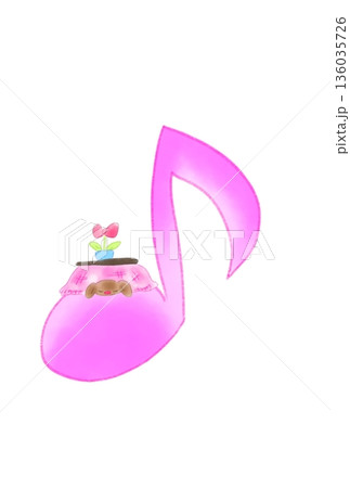 炬燵の付いた音符 炬燵の付いた音符 136035726