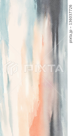 Abstract watercolor misty pastel background vector 136037726
