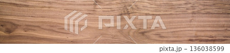 Black walnut wood texture of solid board untreated 136038599