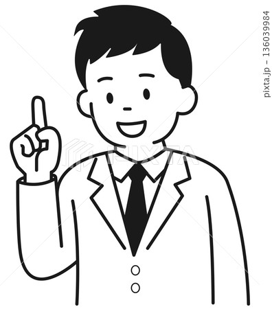 指を指す医師 136039984