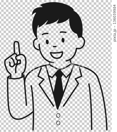 指を指す医師 136039984
