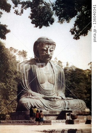 古写真 1953-1954年 鎌倉大仏 古写真 1953-1954年 鎌倉大仏 136040341