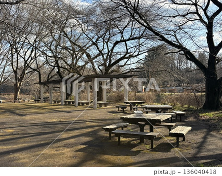 武蔵野公園の休憩スポット 武蔵野公園の休憩スポット 136040418