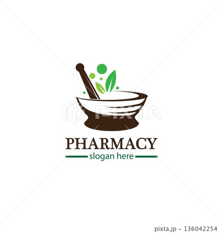 Creative Pharmacy Concept Logo Design Creative Pharmacy Concept Logo Design 136042254