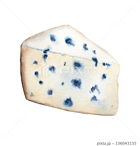 Watercolor cheese piece, isolated on white background. Perfect for gourmet food design, restaurant menu, packaging, cooking blogs, culinary, farmers market posters, rustic kitchen decor Watercolor cheese piece, isolated on white background. Perfect for gourmet food design, restaurant menu, packaging, cooking blogs, culinary, farmers market posters, rustic kitchen decor 136043135