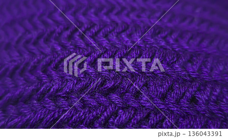 Lilac color knitted fabric texture, for home decor, fashion or textile designs Lilac color knitted fabric texture, for home decor, fashion or textile designs 136043391