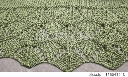A colorful knitted fabric texture suitable for home decor, fashion, or textile A colorful knitted fabric texture suitable for home decor, fashion, or textile 136043448