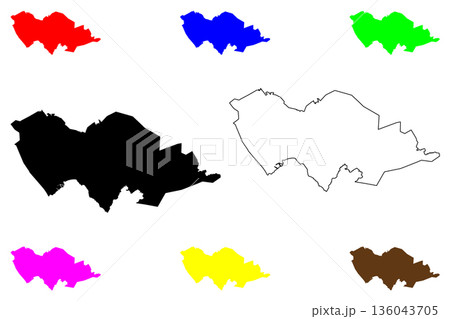 Ormoc Map Ormoc city (Eastern Visayas Region, Republic of...のイラスト素材 [136043705 ...