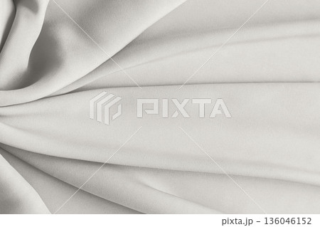 White fabric folds create a calm, minimalist backdrop for fashion and design projects Demonstration Color of the Year 2026 White fabric folds create a calm, minimalist backdrop for fashion and design projects Demonstration Color of the Year 2026 136046152