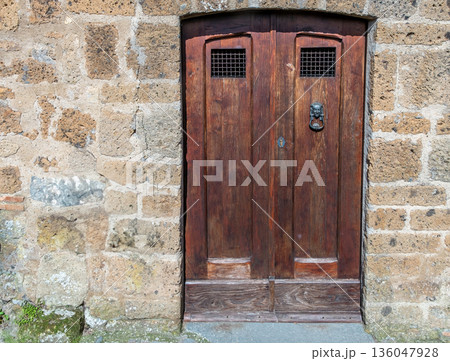 Rustic Stone Facade 136047928