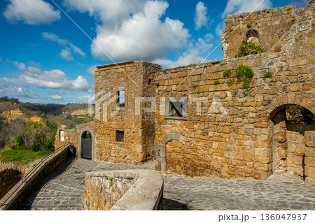 Ancient Stone Wall 136047937