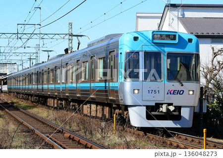 京王1000系1751Fブルーグリーン編成 井の頭線を走り続けて30th掲示付 京王1000系1751Fブルーグリーン編成 井の頭線を走り続けて30th掲示付 136048273