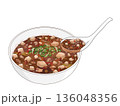 麻婆豆腐のイラスト（レンゲ付き） 136048356