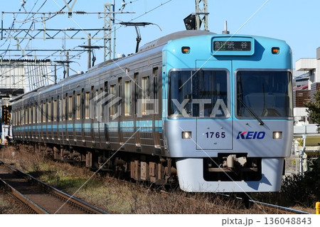 京王1000系1765Fブルーグリーン編成 青空と似た色の電車 京王1000系1765Fブルーグリーン編成 青空と似た色の電車 136048843