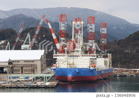 自己昇降式作業台船「BLUE WIND」 136048956