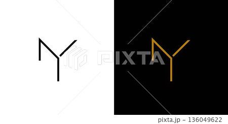 Simple and unique  NY logo design 136049622
