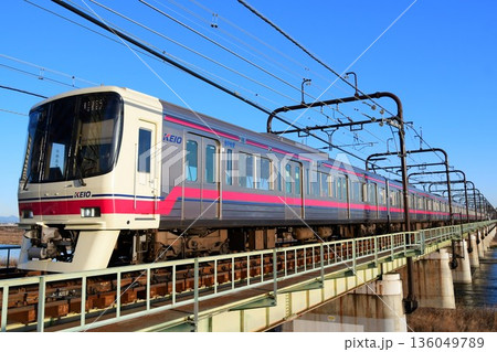 京王8000系8732F ボルスタレス台車使用編成 京王8000系8732F ボルスタレス台車使用編成 136049789