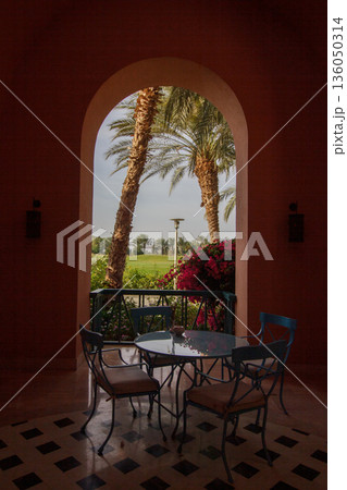 A table with four chairs A table with four chairs 136050314