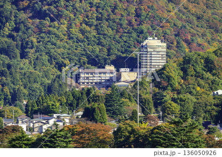 会津 東山温泉街 湯川 福島県会津若松市 会津 東山温泉街 湯川 福島県会津若松市 136050926
