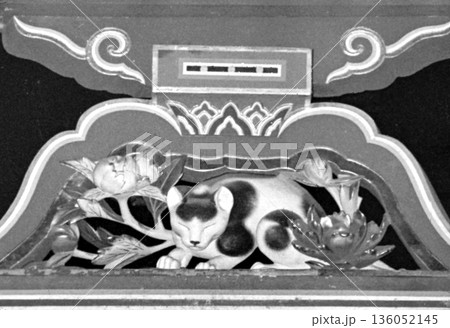 古写真 1962年 日光東照宮の眠り猫 古写真 1962年 日光東照宮の眠り猫 136052145